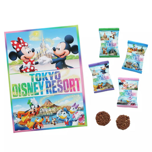 Tokyo Disney Resort - Mickey & Friends - Chocolate with Nuts and Cookies - Paper Box