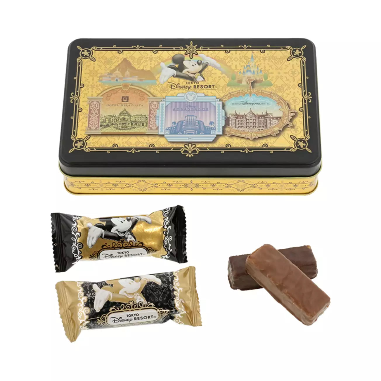 Tokyo Disney Resort - Mickey Mouse - Chocolate-covered Mille-Feuille Tin