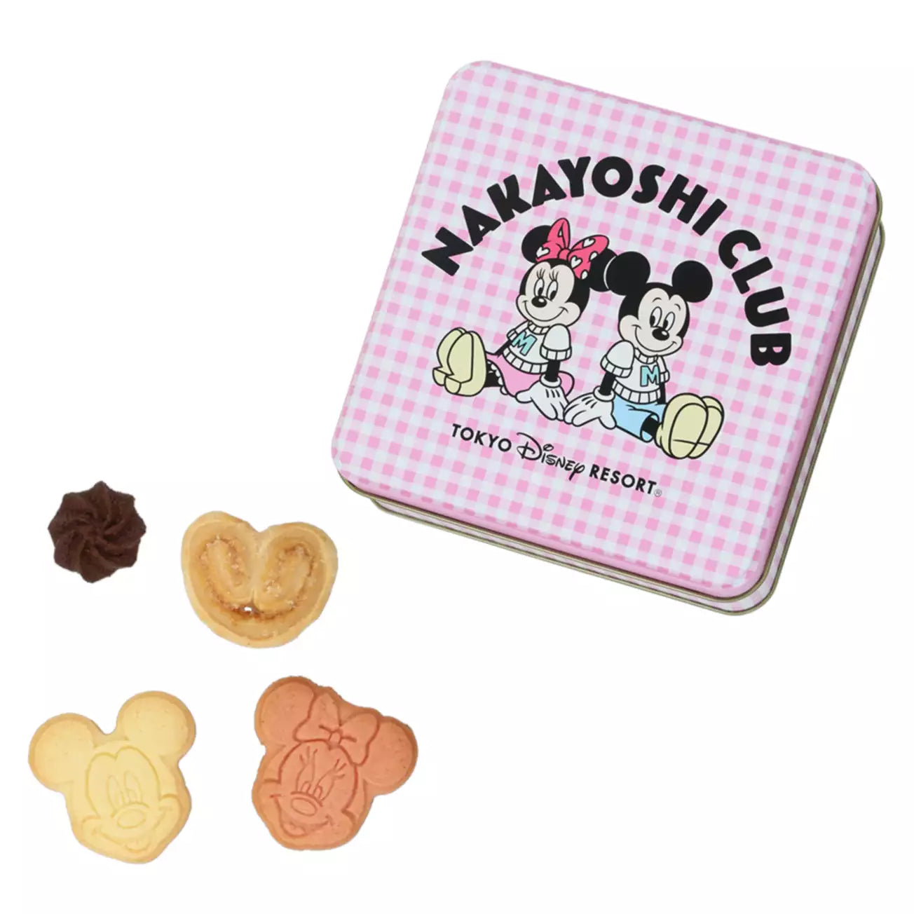 Tokyo Disney Resort - Assorted Cookie Tin - Mickey & Minnie