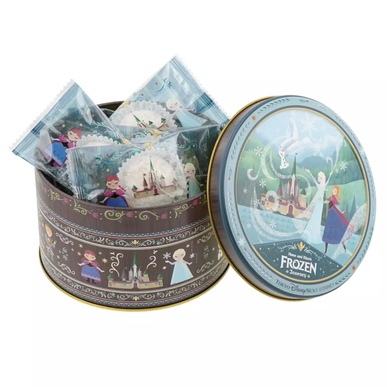 DISNEYSEA LIMITED - Fantasy Springs - Frozen - Cookie Tin