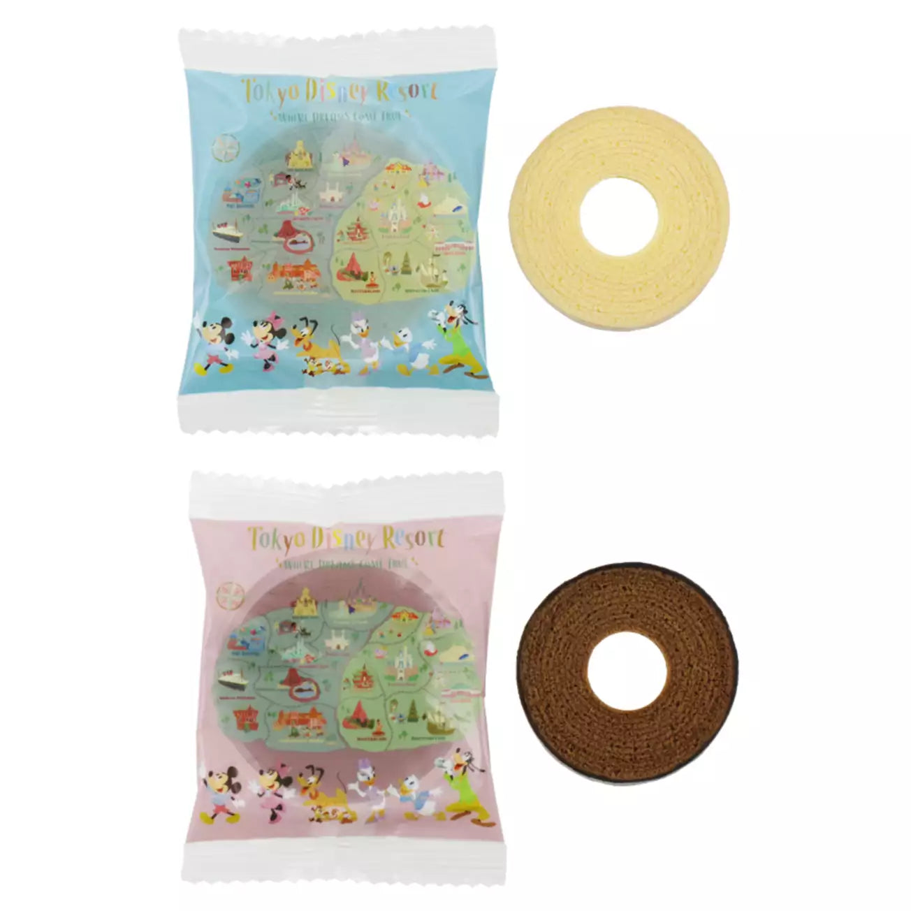 Tokyo Disney Resort - Park Map - Baumkuchen Paper Box