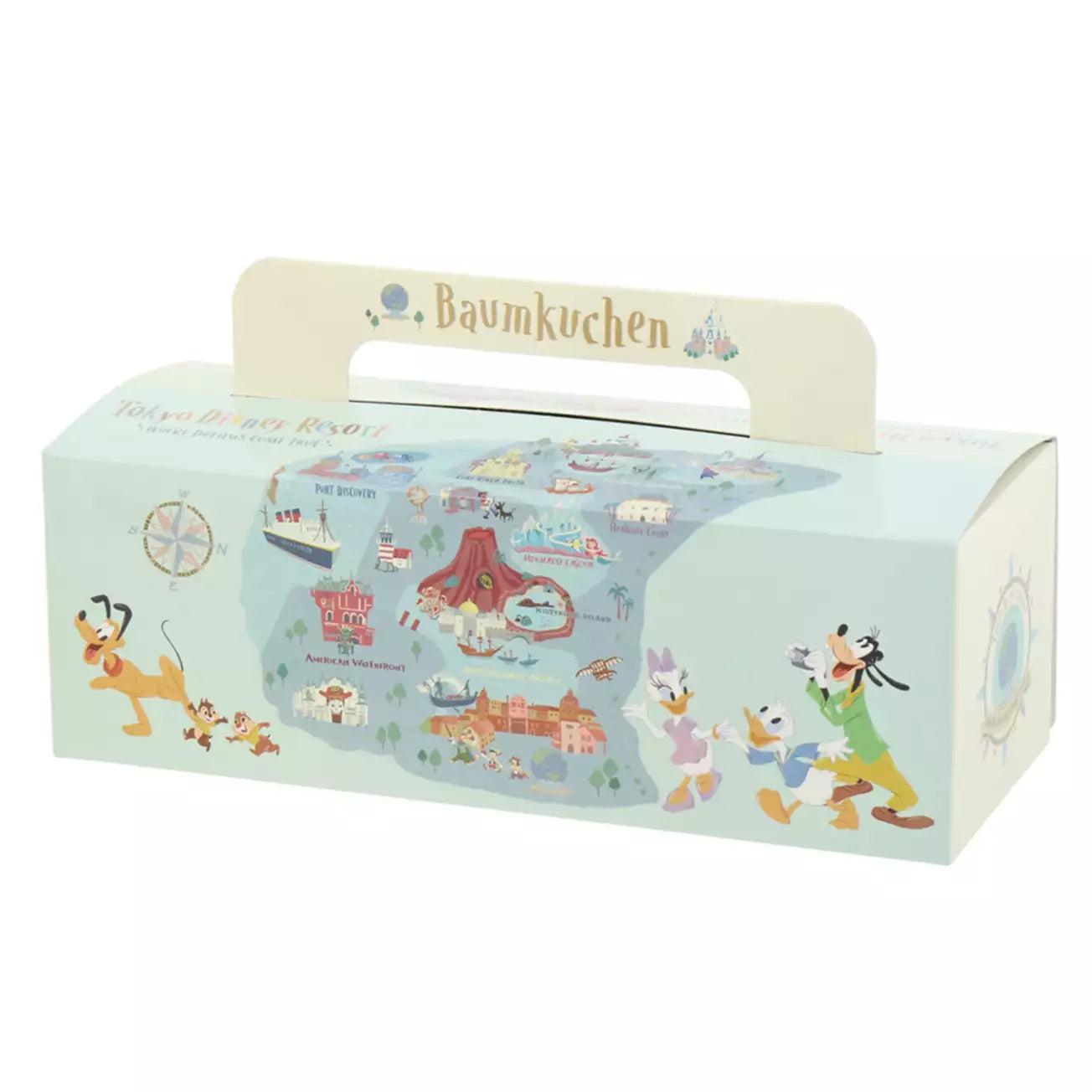 Tokyo Disney Resort - Park Map - Baumkuchen Paper Box