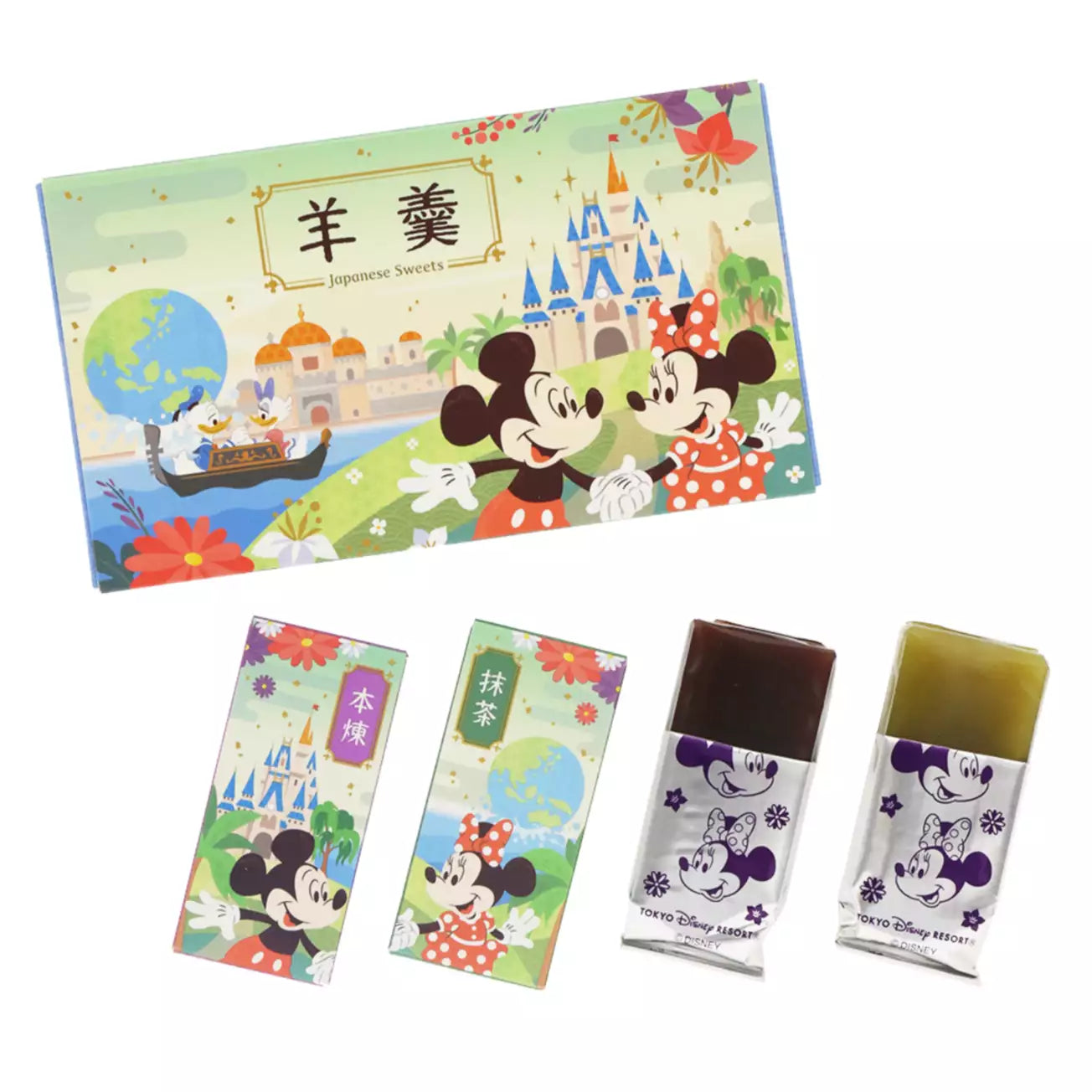 Tokyo Disney Resort - Mickey & Minnie Mouse - Japanese Sweets - Yokan (sweet bean jelly)