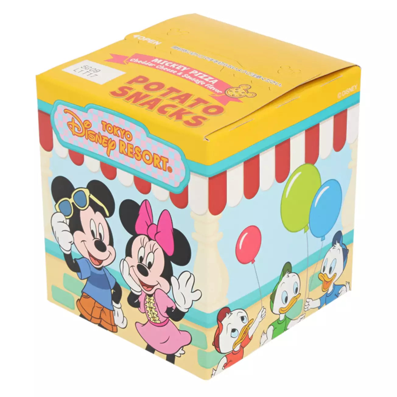 Tokyo Disney Resort - Mickey Mouse & Friends - Potato Snacks Jagabee Box - 15 Bags