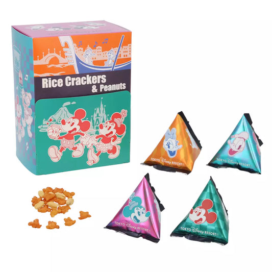 Tokyo Disney Resort - Mickey Mouse & Friends - Rice Crackers & Peanuts - Paper Box