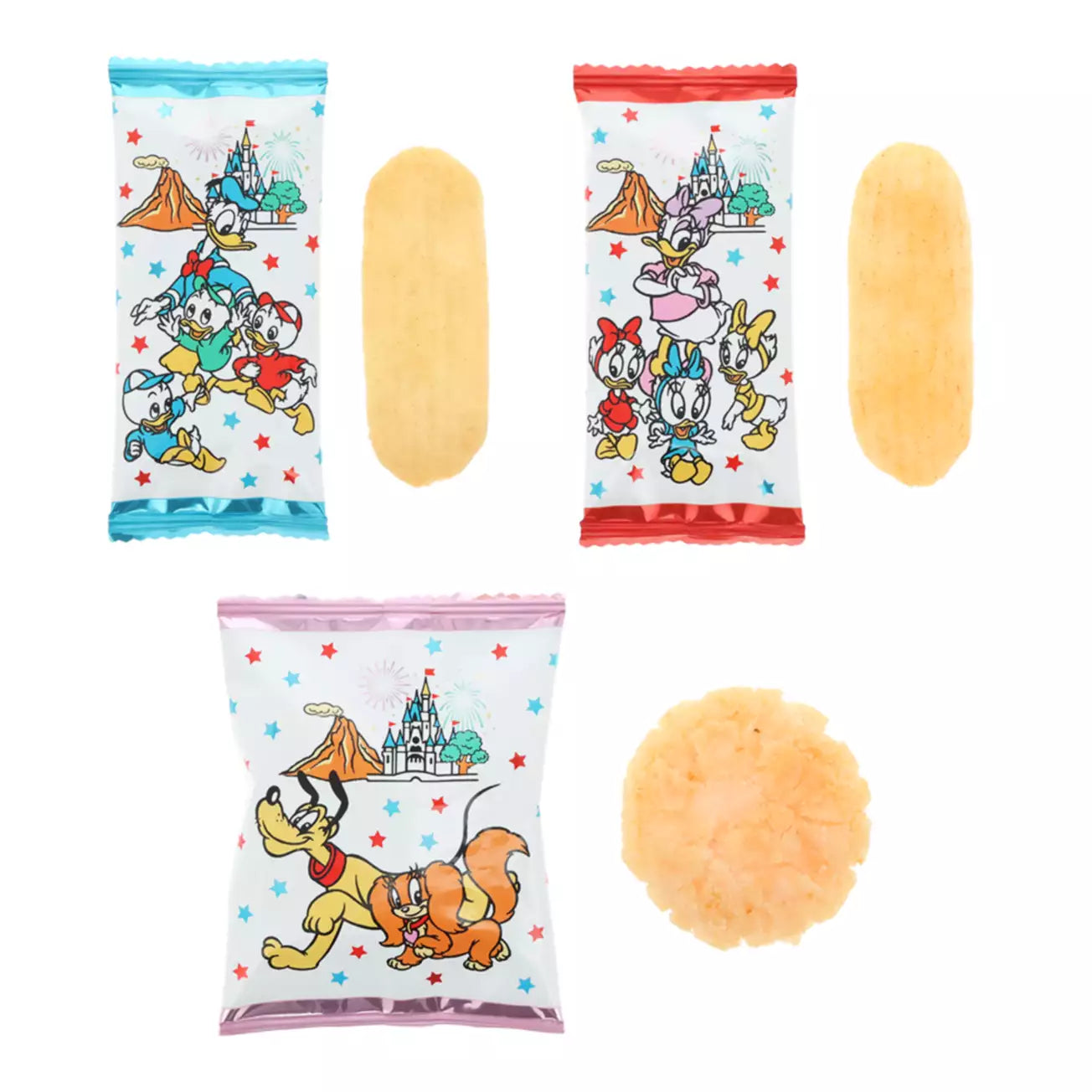 Tokyo Disney Resort - Mickey Mouse & Friends - Assorted Rice Crackers - Paper Box