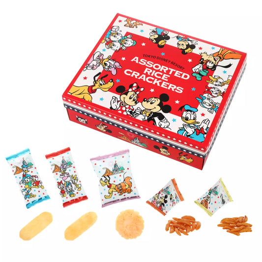Tokyo Disney Resort - Mickey Mouse & Friends - Assorted Rice Crackers - Paper Box