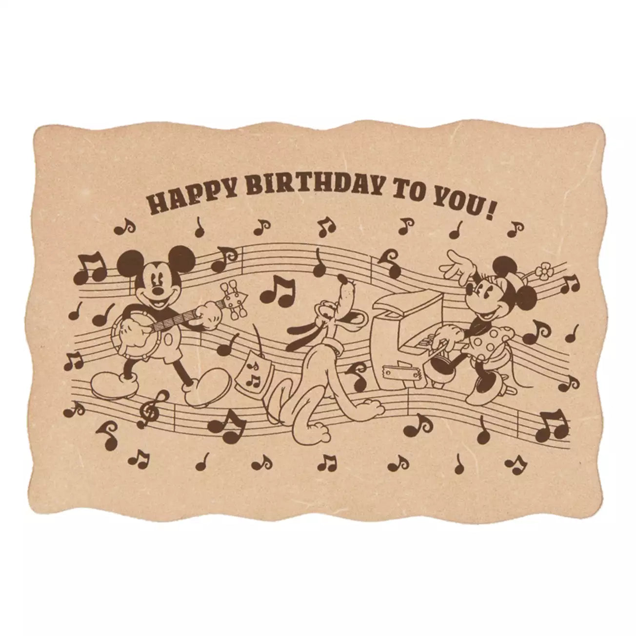 Tokyo Disney Resort - Frontierland / Westernland - Mickey Mouse & Friends - Leather Postcard