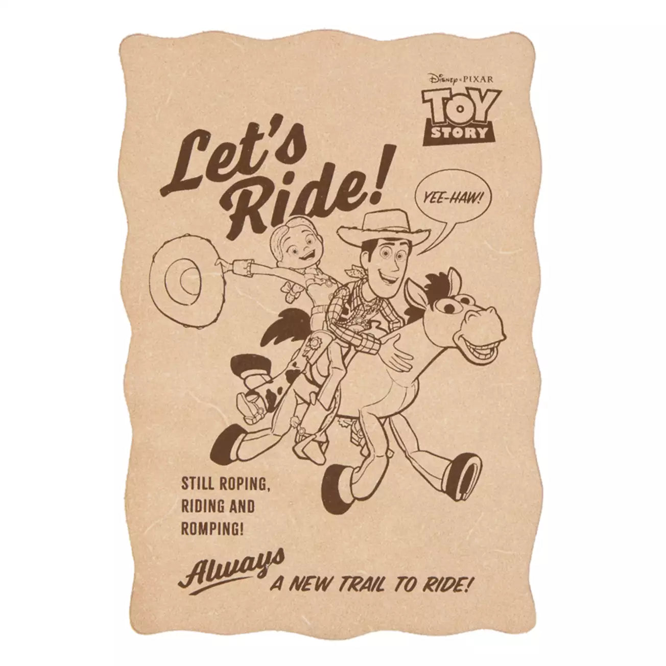 Tokyo Disney Resort - Frontierland / Westernland - Toy Story - Leather Postcard