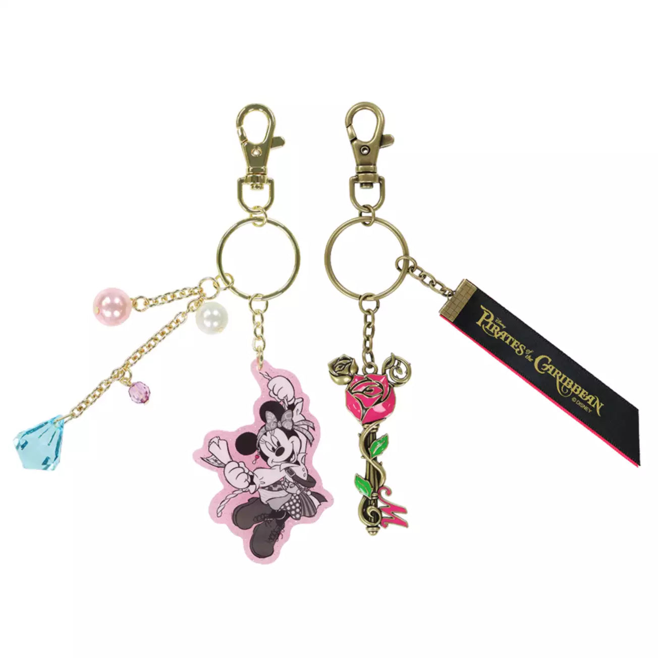 Tokyo Disney Resort - Pirates of the Caribbean - Minnie Mouse - Keychain Set