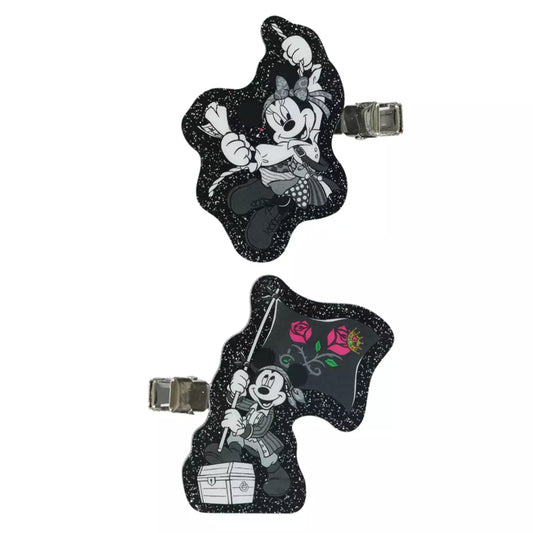 Tokyo Disney Resort - Pirates of the Caribbean - Minnie & Mickey Mouse - Hair Clips