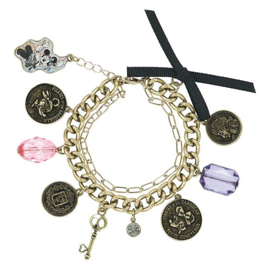 SEPT 24 PREORDER - Tokyo Disney Resort - Pirates of the Caribbean - Mickey & Minnie Charm Bracelet