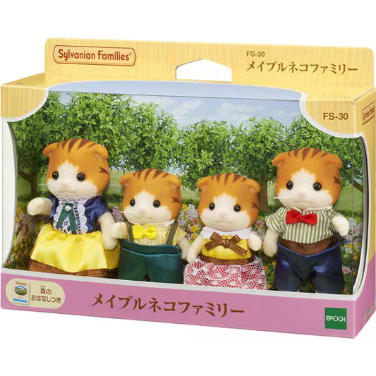 JAPAN LIMITED - Sylvanian Families - Maple Cat Family