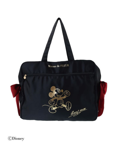 Disney Japan x Maison De Fleur - Mickey Mouse - Double Ribbon - Carry-on Bag