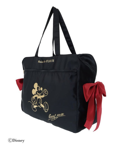 Disney Japan x Maison De Fleur - Mickey Mouse - Double Ribbon - Carry-on Bag