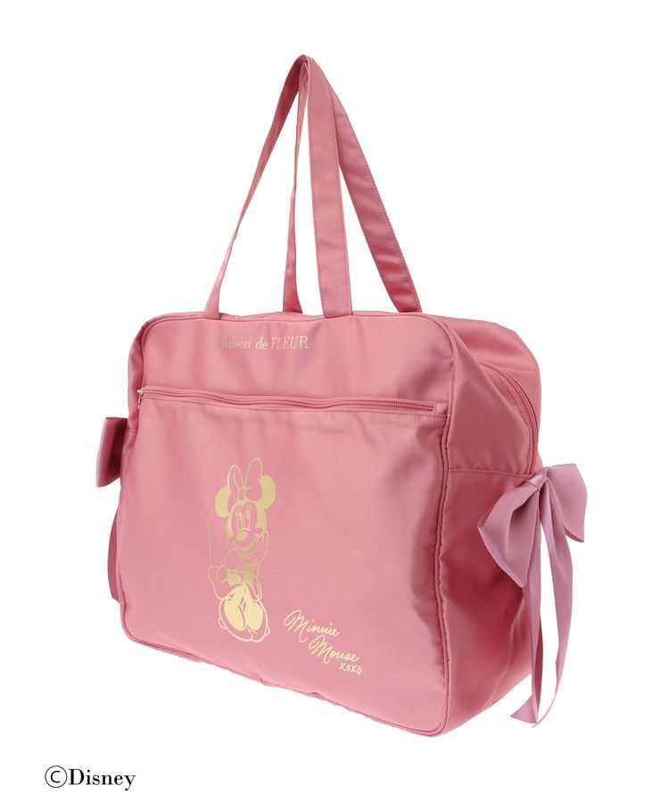 Disney Japan x Maison De Fleur - Minnie Mouse - Double Ribbon - Carry-on Bag