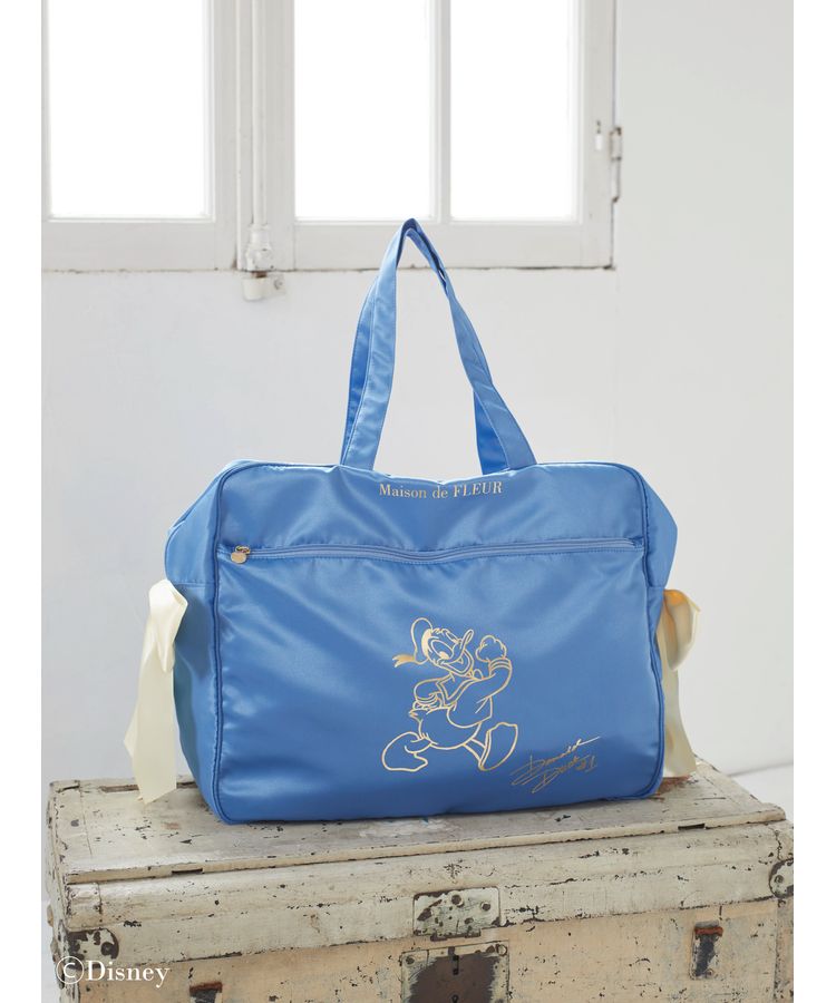 Disney Japan x Maison De Fleur - Donald Duck - Double Ribbon - Carry-on Bag