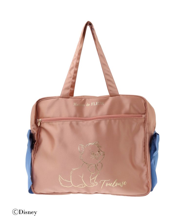 Disney Japan x Maison De Fleur - The Aristocats - Toulouse - Double Ribbon - Mini Carry-on Bag