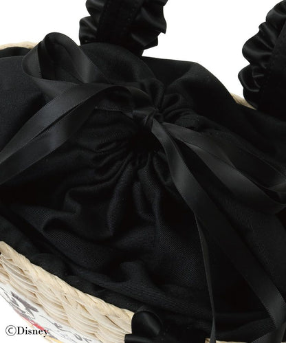 Disney Japan x Maison De Fleur - Mickey Mouse - Frill Handle Basket Bag