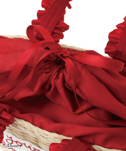 Disney Japan x Maison De Fleur - Minnie Mouse - Frill Handle Basket Bag