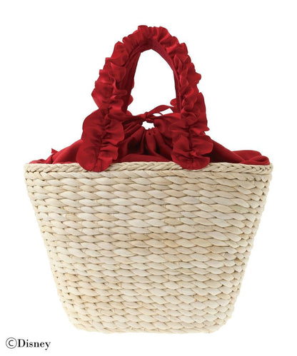 Disney Japan x Maison De Fleur - Minnie Mouse - Frill Handle Basket Bag
