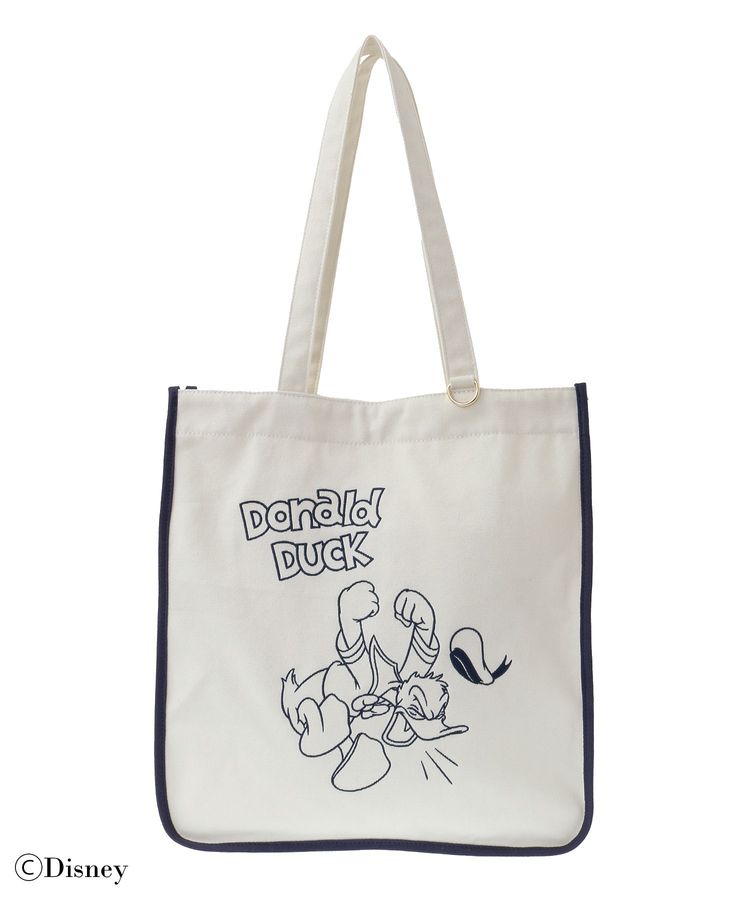 Disney Japan x Maison De Fleur - Donald Duck - Square Tote Bag