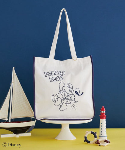 Disney Japan x Maison De Fleur - Donald Duck - Square Tote Bag