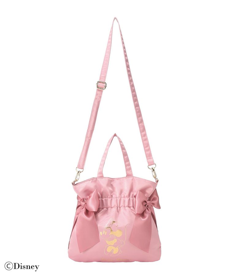 FEB 22 PREORDER - Disney Japan x Maison De Fleur - Minnie Mouse - Double Ribbon 2-Way Tote Bag