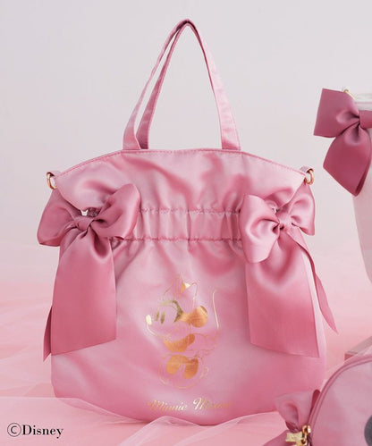 FEB 22 PREORDER - Disney Japan x Maison De Fleur - Minnie Mouse - Double Ribbon 2-Way Tote Bag