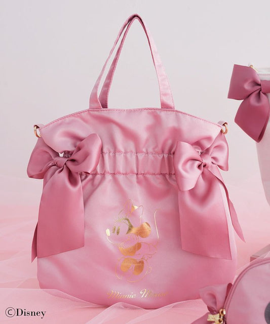 FEB 22 PREORDER - Disney Japan x Maison De Fleur - Minnie Mouse - Double Ribbon 2-Way Tote Bag