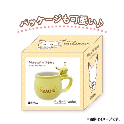 Japan Pokemon Center - PokePeace - Pikachu Mug with Figure