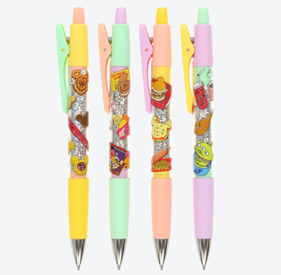 Tokyo Disney Resort - Mechanical Pencil - 4 Set- Park Food Design