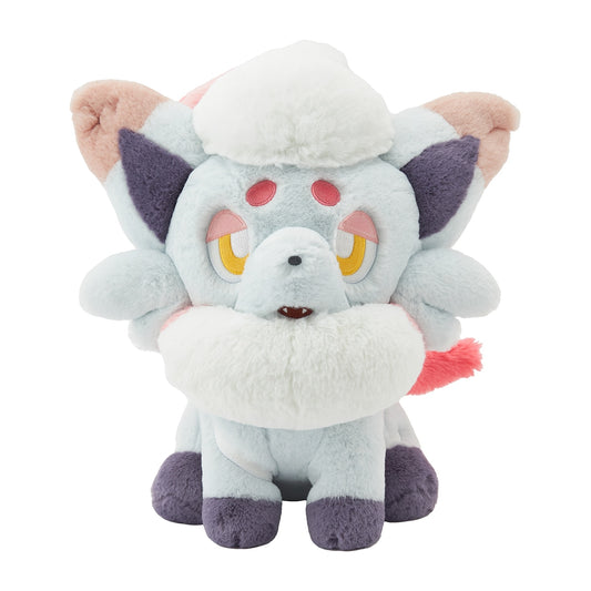 Japan Pokemon Center Original - Hisuian Zorua - Fluffy Huggable Plush