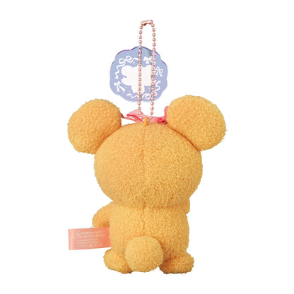 Japan Pokemon Center Original - Teddiursa Plush Keychain - Don't Attack Me