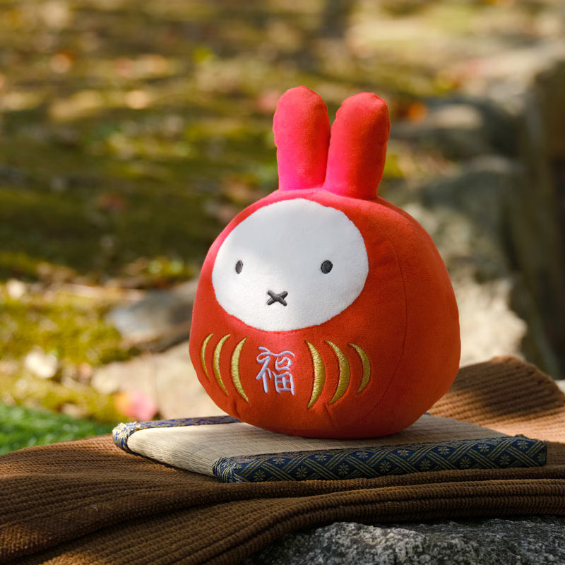 Miffy Japan - New Year 2026 - Lucky Daruma Plush Toy - (red)