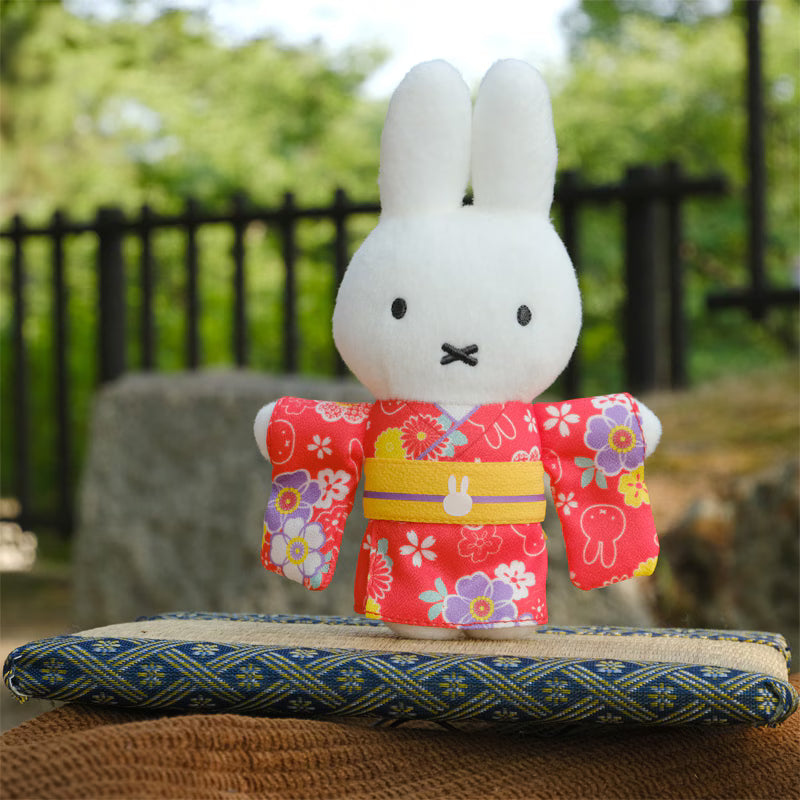 Miffy Japan - Japanesque Miffy Kimono - Plush Mascot Keychain