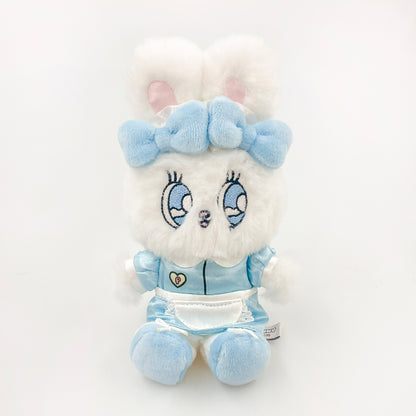 Esther Bunny Japan - Waitress Ribbon Cream Bunny - Plush Keychain