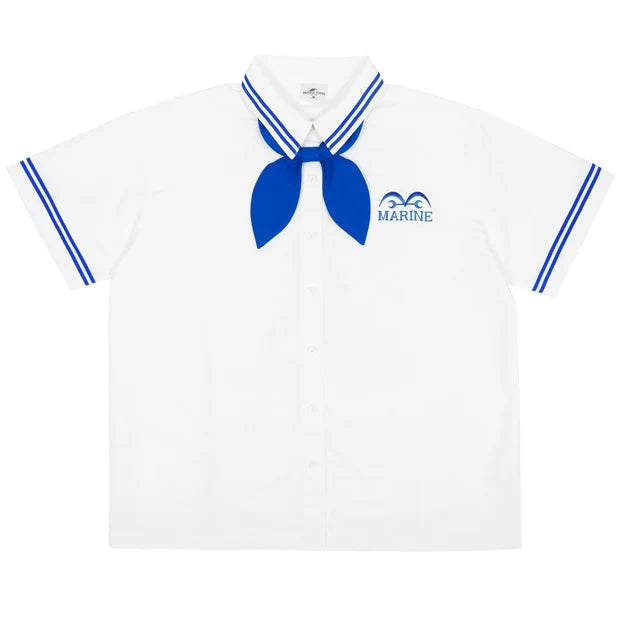 Universal Studios Japan - One Piece - Navy / Marine Shirt