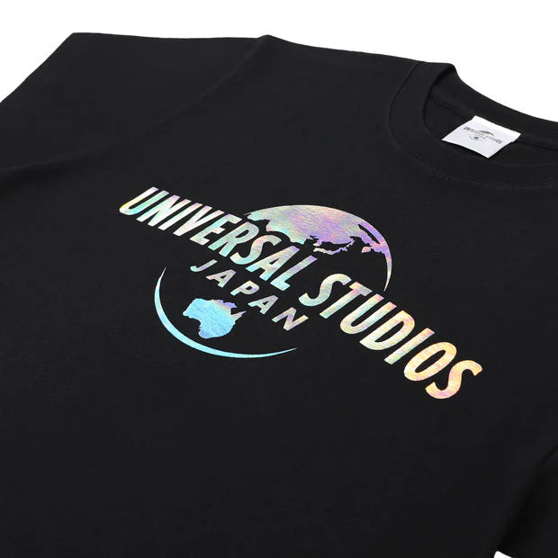 Universal Studios Japan - Globe Black T-Shirt (Holographic)
