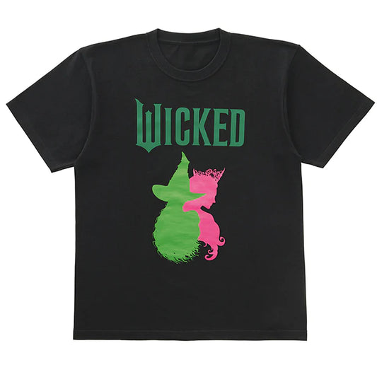 Universal Studios Japan - Wicked - Elphaba/Glinda T-shirt (Black/Green/Pink)
