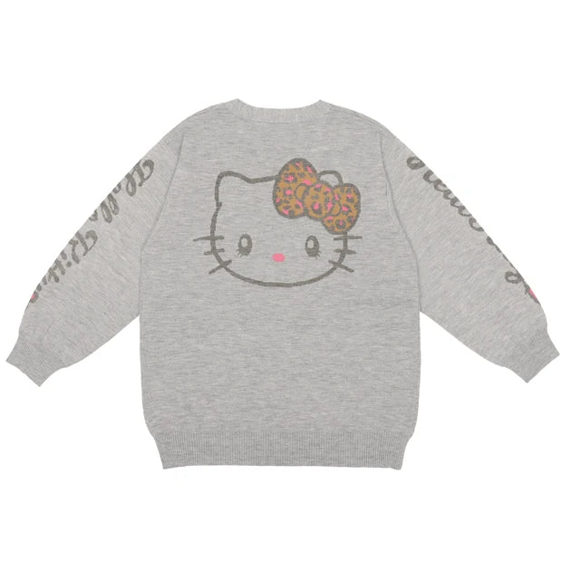 Universal Studios Japan - Hello Kitty - Grey Knit Cardigan