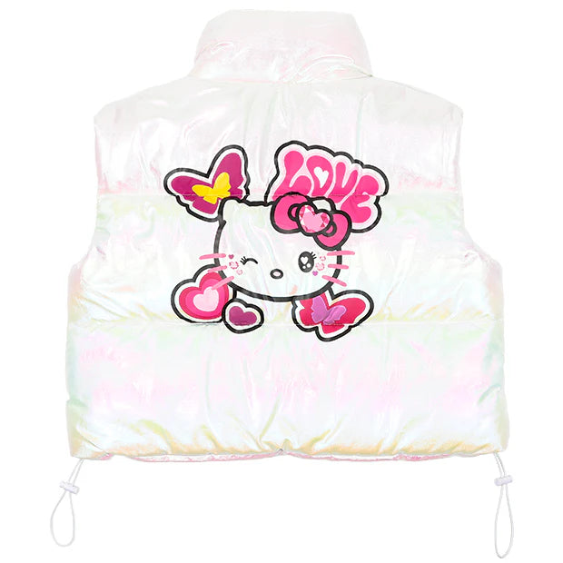 Universal Studios Japan - Hello Kitty - Holographic Padded Vest / Jacket
