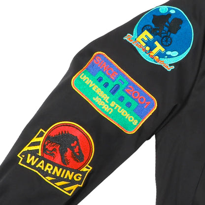 MAY 1 PREORDER - Universal Studios Japan - 25th Anniversary - Classic Rides - Jurassic Park / Jaws / Back to the Future / E.T. / Woody Woodpecker - Varsity Jacket