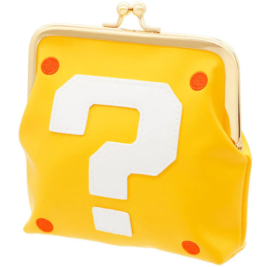 MAY 1 PREORDER - Universal Studios Japan - Super Nintendo World - Question Mark Block - Clasp Pouch