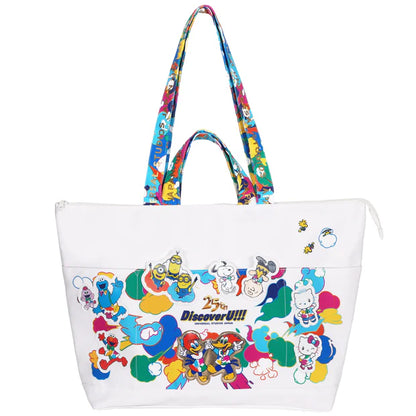 MAY 1 PREORDER - Universal Studios Japan - 25th Anniversary - Woody Woodpecker / Sesame Street™ / Minions / Hello Kitty / Peanuts - Tote Bag
