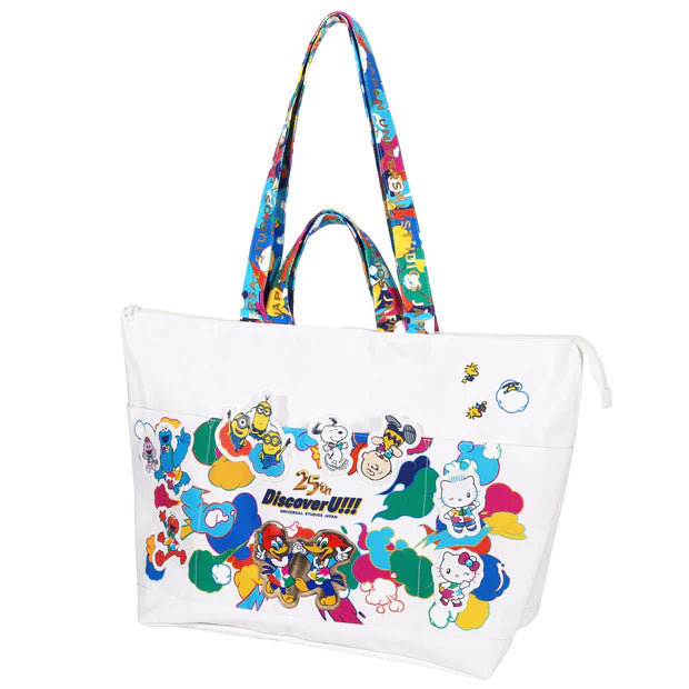 MAY 1 PREORDER - Universal Studios Japan - 25th Anniversary - Woody Woodpecker / Sesame Street™ / Minions / Hello Kitty / Peanuts - Tote Bag