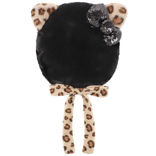 Universal Studios Japan - Hello Kitty - Fluffy Leopard Print Beret