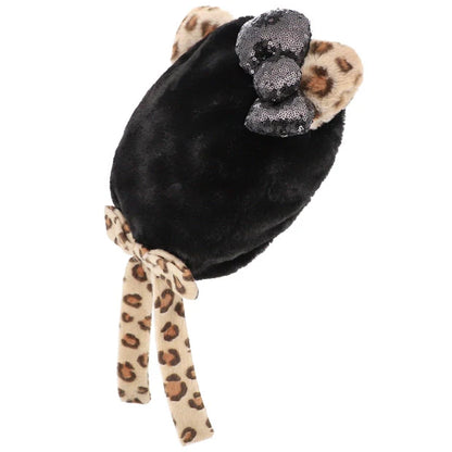 Universal Studios Japan - Hello Kitty - Fluffy Leopard Print Beret