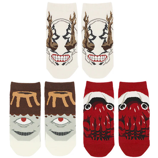Universal Studios Japan - Jujutsu Kaisen - Jogo/Hanami/Dagon - Sock Set (3 pairs) - 23-25cm