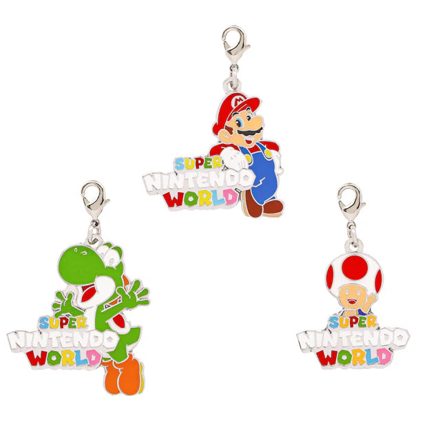 Universal Studios Japan - Super Nintendo World - Mario/Toad/Yoshi - Charm Set (3 pieces)